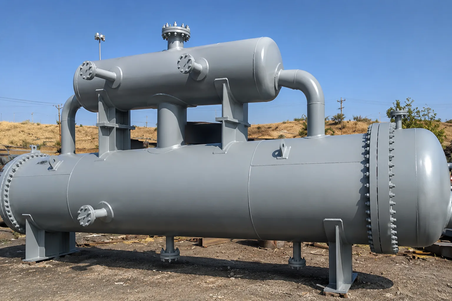 Shell & Tube Heat Exchanger Successfully Manufactured for Chilling Plant Application.