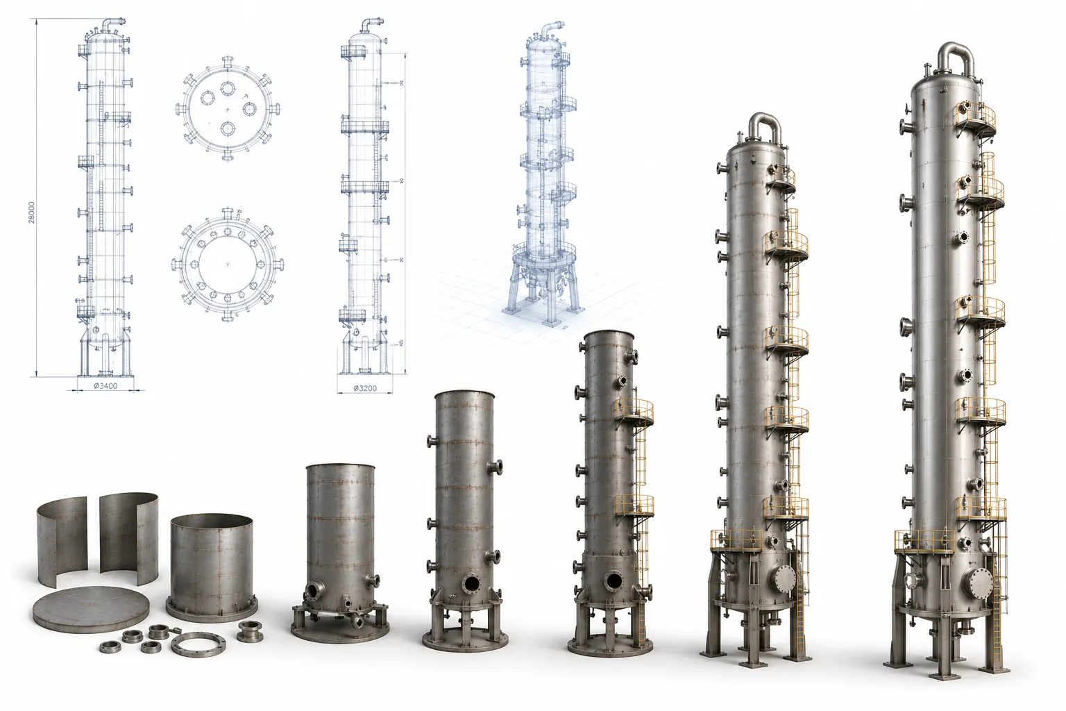 Columns & Towers